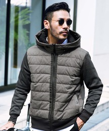 roshell（ロシェル）の「裏起毛ジャージ切替サーモ中綿ジャケット（ブルゾン）」