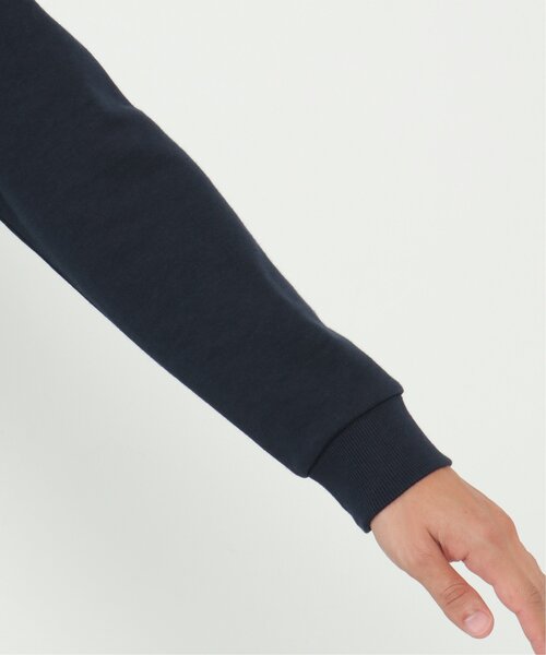 ikka（イッカ）の「切り替えジャガードプルパーカー（スウェット・メンズ・ホワイト/ネイビー・S/M/L/XL）」の13枚目の写真