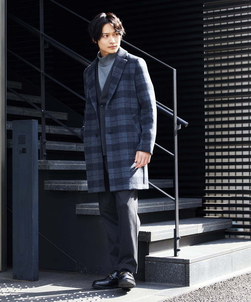 ♪様 MACKINTOSH チェスターコート チェック柄