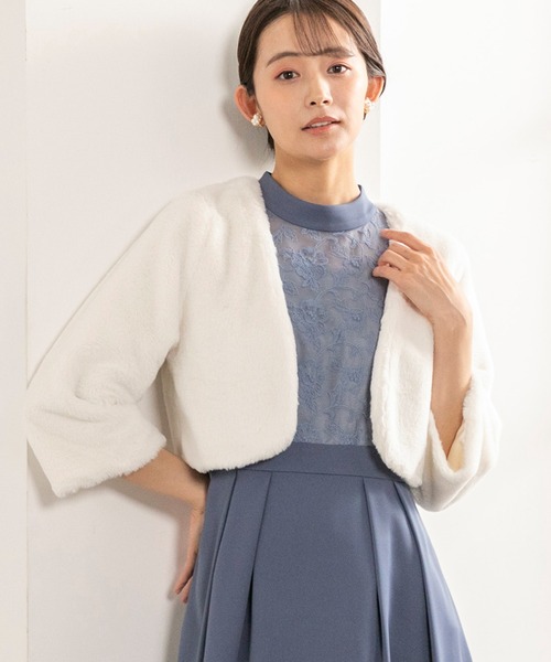 form forma（フォルムフォルマ）の「エコファーボレロジャケット