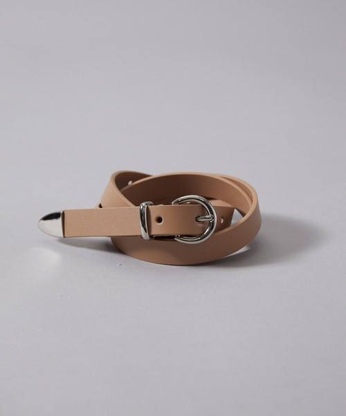 JUNRED(ジュンレッド)の「ウエスタンナローベルト(ベルト・メンズ・チャコールグレー/ブラック/ベージュ・FREE)」の1枚目の写真