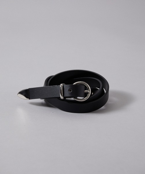 JUNRED(ジュンレッド)の「ウエスタンナローベルト(ベルト・メンズ・チャコールグレー/ブラック/ベージュ・FREE)」の2枚目の写真