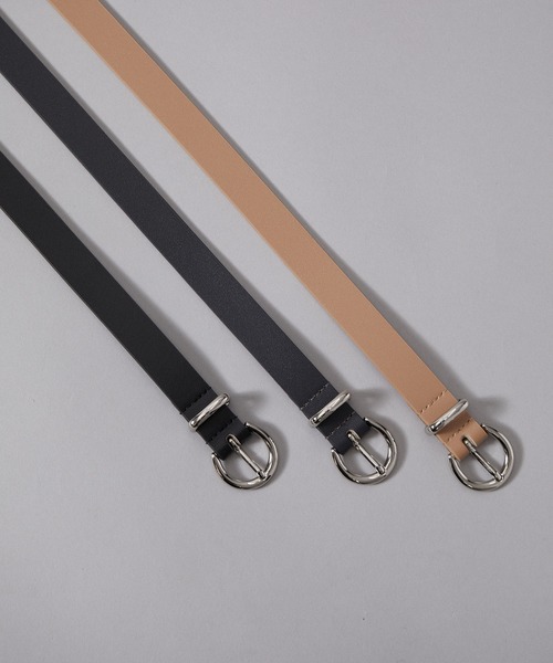 JUNRED(ジュンレッド)の「ウエスタンナローベルト(ベルト・メンズ・チャコールグレー/ブラック/ベージュ・FREE)」の6枚目の写真