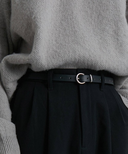 JUNRED(ジュンレッド)の「ウエスタンナローベルト(ベルト・メンズ・チャコールグレー/ブラック/ベージュ・FREE)」の10枚目の写真