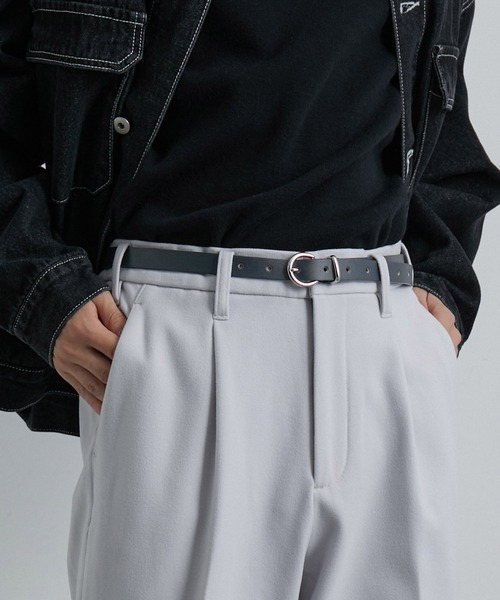 JUNRED(ジュンレッド)の「ウエスタンナローベルト(ベルト・メンズ・チャコールグレー/ブラック/ベージュ・FREE)」の12枚目の写真