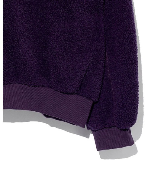 VIBGYOR(ヴィブジョー)の「【Re:one】-OVERR- COLOR BLOCKED FLEECE SWEATSHIRTS(MA)(スウェット・メンズ・パープル・FREE)」の11枚目の写真