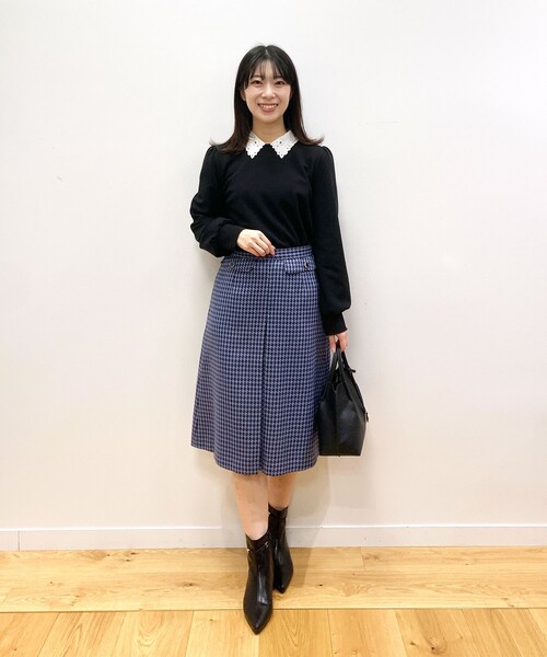 新品タグ付き⭐︎ANAYI アナイ ラメチェックツイードフレアスカート 38 t*o様 G868 美品 M 38 アナイ 現行タグ ツイード フレア ひざ丈 - メルカリ