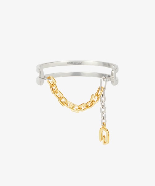 GIVENCHY(ジバンシイ)の「G Link two tone bracelet(ブレスレット・レディース・シルバー×ゴールド・FREE)」の2枚目の写真