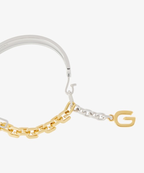 GIVENCHY(ジバンシイ)の「G Link two tone bracelet(ブレスレット・レディース・シルバー×ゴールド・FREE)」の3枚目の写真