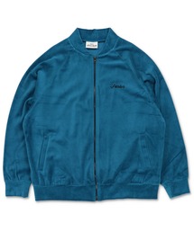 SPINNS | 【ビックシルエット】ワンポイントロゴデザイン ベロア ブルゾン(ブルゾン)