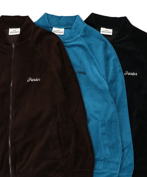 SPINNS(スピンズ)の「【ビックシルエット】ワンポイントロゴデザイン ベロア ブルゾン(ブルゾン・メンズ・ダークブルー/ブラウン/ブラック・ONESIZE)」の6枚目の写真
