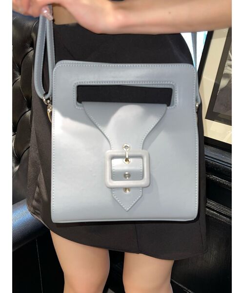 EATME（イートミー）の「ベルテッドランチボックスバッグ（ハンドバッグ・レディース・ベージュ/ブルー/ブラック・FREE）」の18枚目の写真