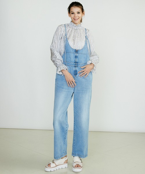 DOUBLE STANDARD CLOTHING（ダブルスタンダードクロージング）の「DSC/ フラワー刺繍ブラウス（シャツ/ブラウス・レディース・イエロー/オフホワイト・36/38）」の12枚目の写真