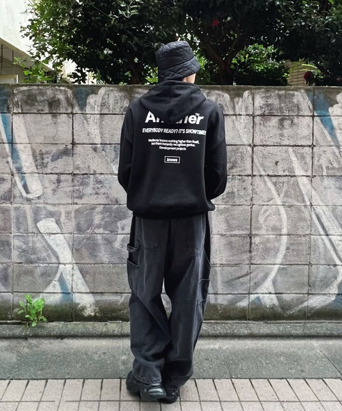 Figments(フィグメンツ)の「【裏起毛】Anotherパーカー(パーカー・レディース・ブラック/グレー・FREE)」の18枚目の写真