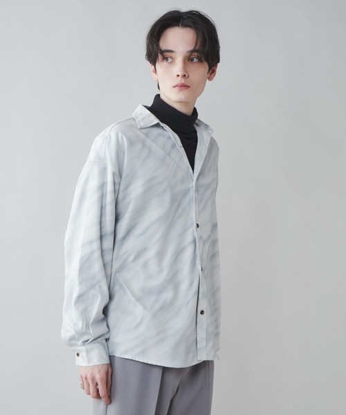 LUCY(ルーシー)の「LUCY/アムンゼン総柄BIGシャツ(シャツ/ブラウス・メンズ・その他1/その他2/その他3/その他4・MEDIUM/LARGE)」の1枚目の写真