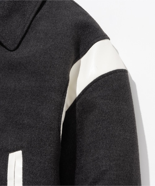 Millo Archive（ミロ アーカイブ）の「【millo 】ユージュアルバーシティジャケット / Usual Varsity Jacket（ブルゾン・レディース・ネイビー/チャコール/ブラック/ブラウン・MEDIUM/LARGE）」の17枚目の写真