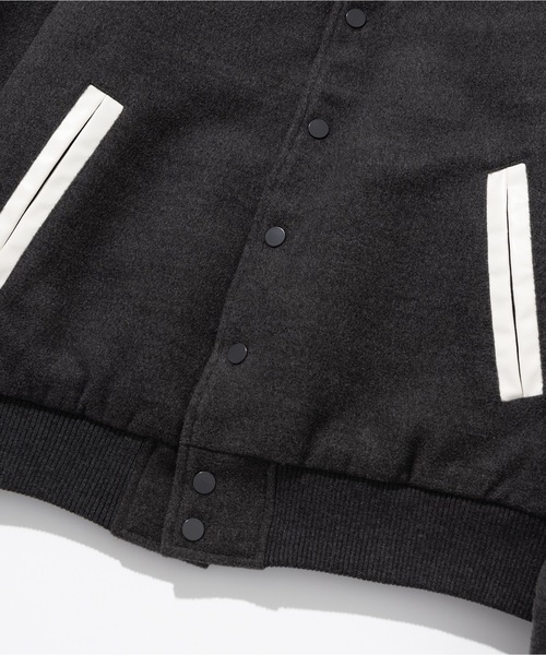 Millo Archive（ミロ アーカイブ）の「【millo 】ユージュアルバーシティジャケット / Usual Varsity Jacket（ブルゾン・レディース・ネイビー/チャコール/ブラック/ブラウン・MEDIUM/LARGE）」の18枚目の写真