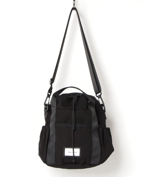 Libra Cue（リブラ キュー）の「2way巾着ショルダーバッグ（ショルダーバッグ・レディース・ベージュ/ブラック・FREE）」の18枚目の写真