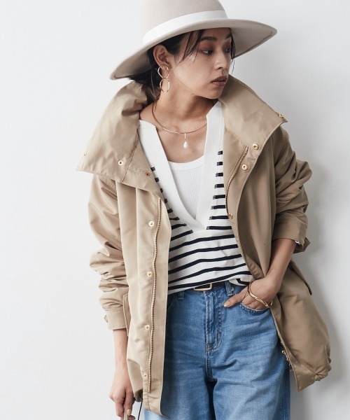 CHIC STYLE（シックスタイル）の「＜大きいサイズ＞綿100％スキッパーボーダーカットソープルオーバー シックスタイル（Tシャツ/カットソー・レディース・ブラック系/ネイビー系・L/LL/3L/5L/4L）」の19枚目の写真