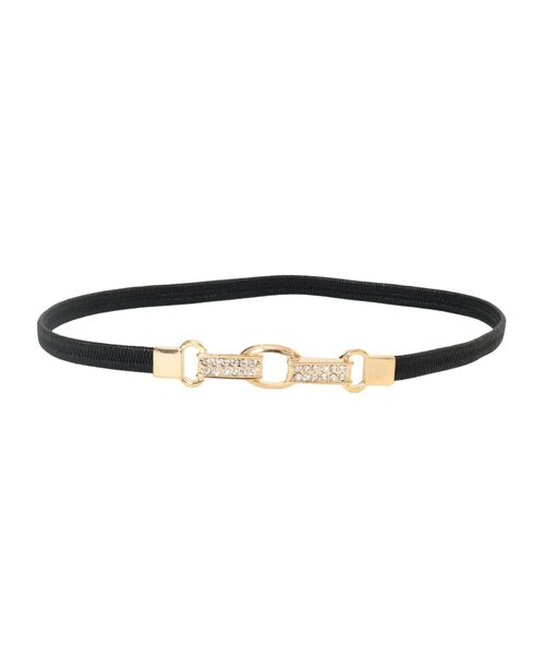 RESEXXY（リゼクシー）の「ビジューコンビゴムベルト（ベルト・レディース・ブラック/ベージュ/ホワイト・FREE）」の4枚目の写真