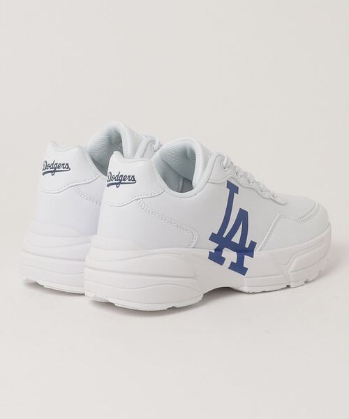 MLB(メジャーリーグベースボール)の「MLB MLBS-0003 LOS ANGELES DODGERS / エムエルビー エムエルビーエスー0003 ロサンゼルス・ドジャース(スニーカー・レディース・ホワイト/ベージュ・26.0cm/26.5cm/27.5cm/23.0cm/28.0cm/25.5cm/23.5cm/27.0cm/25.0cm/24.5cm/24.0cm)」の3枚目の写真