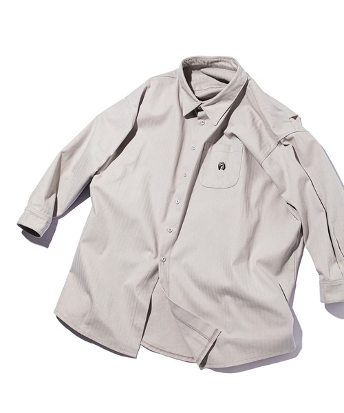 ZOZO（ゾゾ）の「グレーのデカシャツ（シャツ/ブラウス・メンズ・グレー・ONE SIZE）」の10枚目の写真