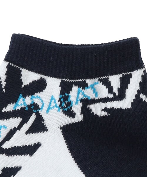 adabat（アダバット）の「◆【日本製】幾何学模様デザイン ショート丈ソックス（ソックス/靴下・レディース・オレンジ系その他2/ブルー系5/ネイビー系・00）」の5枚目の写真
