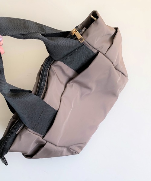 Q（キュー）の「イミテーショントート（トートバッグ・レディース・ブラック/カーキ・ONE SIZE）」の12枚目の写真