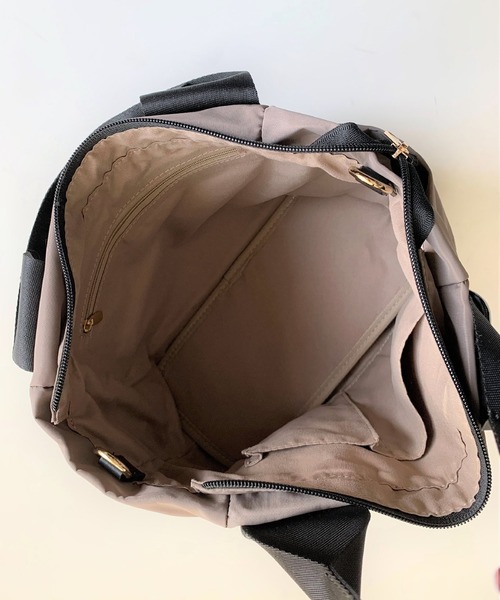 Q（キュー）の「イミテーショントート（トートバッグ・レディース・ブラック/カーキ・ONE SIZE）」の9枚目の写真