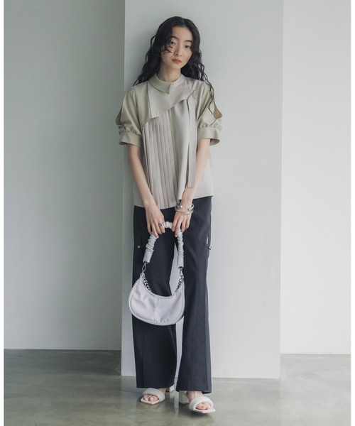 UNITED TOKYO（ユナイテッドトウキョウ）の「カスタムフリーハーフムーンバッグ(3ベルト付)（ショルダーバッグ・レディース・ブラック/ホワイト・FREE）」の8枚目の写真