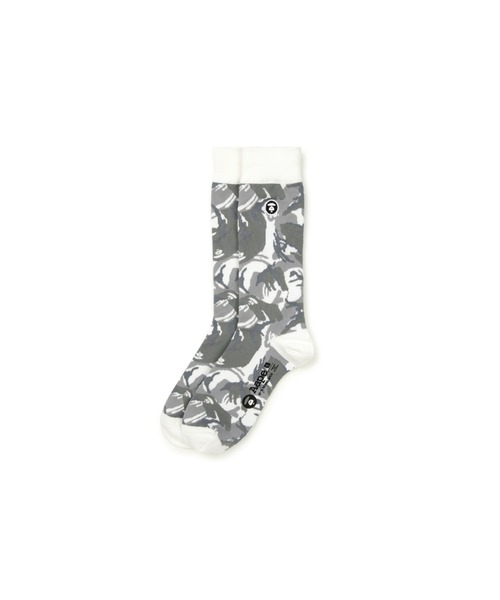 AAPE BY A BATHING APE（エーエイプバイアベイシングエイプ）の「AAPE SOCKS（ソックス/靴下・メンズ・ベージュ系その他6/ブラック系その他/ホワイト系その他・LARGE/SMALL）」の2枚目の写真