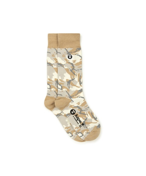 AAPE BY A BATHING APE（エーエイプバイアベイシングエイプ）の「AAPE SOCKS（ソックス/靴下・メンズ・ベージュ系その他6/ブラック系その他/ホワイト系その他・LARGE/SMALL）」の9枚目の写真