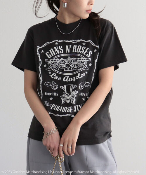 fredy emue（フレディエミュ）の「BAND Tシャツ（Tシャツ/カットソー・レディース・チャコールグレー/グレー系その他2・M）」の4枚目の写真