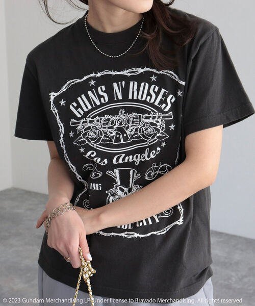 fredy emue（フレディエミュ）の「BAND Tシャツ（Tシャツ/カットソー・レディース・チャコールグレー/グレー系その他2・M）」の5枚目の写真