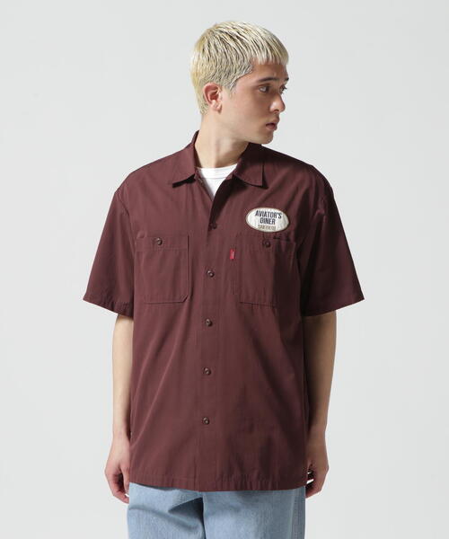 AVIREX(アヴィレックス)の「SHORTSLEEVE WORK SHIRT DINER / ワークシャツ ダイナー / AVIREX / アヴィレックス(シャツ/ブラウス・メンズ・ブラック/アイボリー/ブラウン/その他18・2XL/L/XL/M)」の8枚目の写真