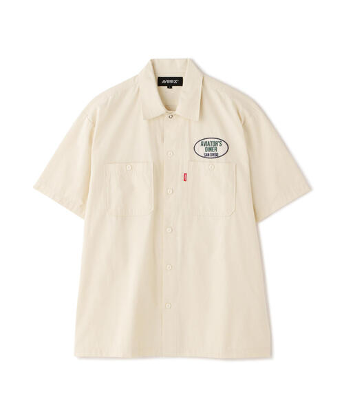 AVIREX(アヴィレックス)の「SHORTSLEEVE WORK SHIRT DINER / ワークシャツ ダイナー / AVIREX / アヴィレックス(シャツ/ブラウス・メンズ・ブラック/アイボリー/ブラウン/その他18・2XL/L/XL/M)」の12枚目の写真