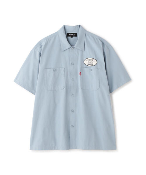 AVIREX(アヴィレックス)の「SHORTSLEEVE WORK SHIRT DINER / ワークシャツ ダイナー / AVIREX / アヴィレックス(シャツ/ブラウス・メンズ・ブラック/アイボリー/ブラウン/その他18・2XL/L/XL/M)」の14枚目の写真