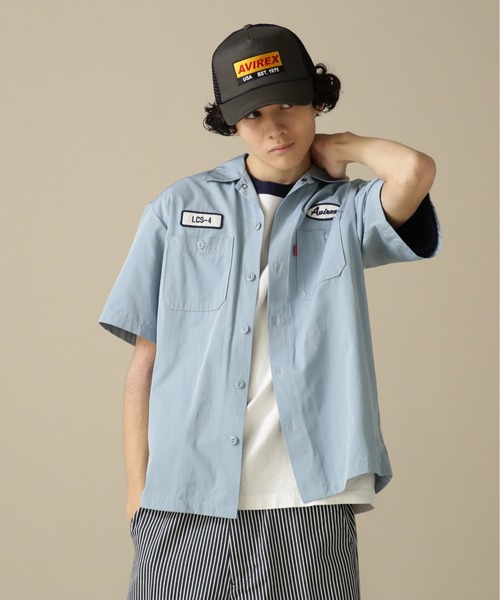 AVIREX(アヴィレックス)の「SHORTSLEEVE WORK SHIRT DINER / ワークシャツ ダイナー / AVIREX / アヴィレックス(シャツ/ブラウス・メンズ・ブラック/アイボリー/ブラウン/その他18・2XL/L/XL/M)」の22枚目の写真