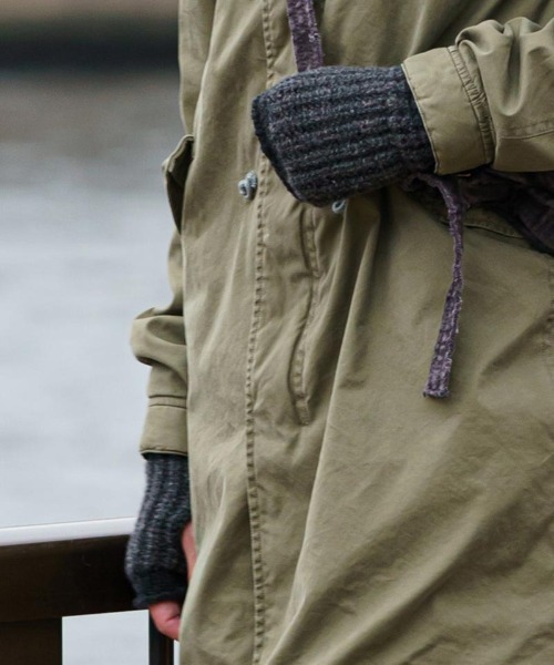 wjk（ダヴルジェイケイ）の「mko11220-3-tone hand warmer ハンドウォーマー（手袋・メンズ・ブラック/トップグレー/ベージュ・FREE）」の10枚目の写真