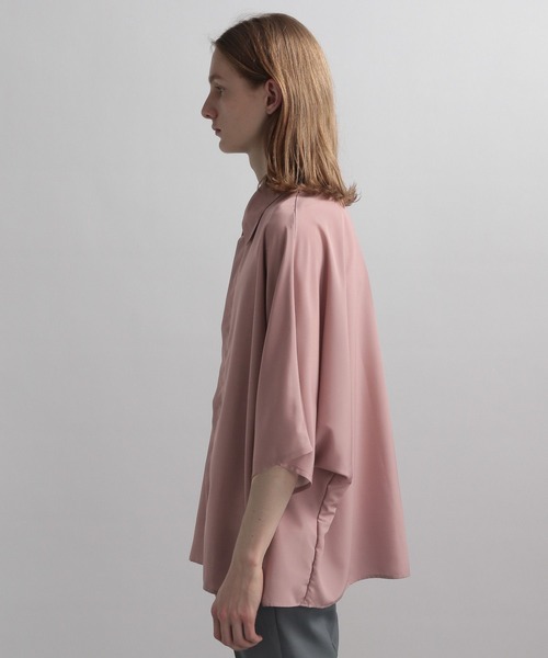 HARE（ハレ）の「ドルマンBIGシャツSS(HARE)（シャツ/ブラウス・メンズ・ピンク/ブラウン/ホワイト/ブラック・SMALL/MEDIUM）」の17枚目の写真
