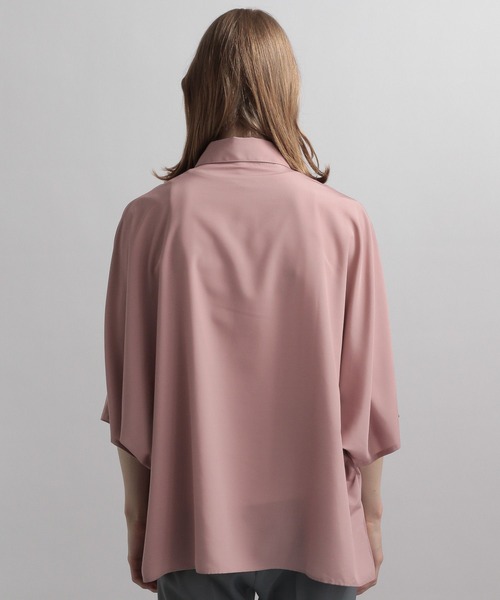 HARE（ハレ）の「ドルマンBIGシャツSS(HARE)（シャツ/ブラウス・メンズ・ピンク/ブラウン/ホワイト/ブラック・SMALL/MEDIUM）」の15枚目の写真