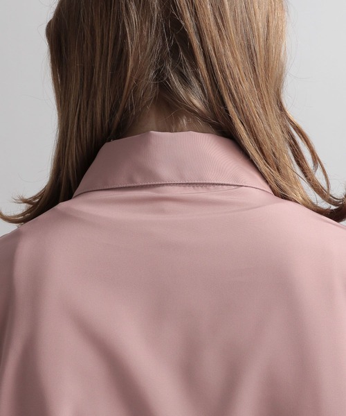 HARE（ハレ）の「ドルマンBIGシャツSS(HARE)（シャツ/ブラウス・メンズ・ピンク/ブラウン/ホワイト/ブラック・SMALL/MEDIUM）」の8枚目の写真