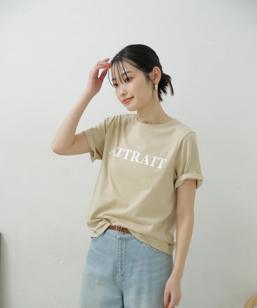 NANO universe（ナノユニバース）の「LB.04/ロゴプリントTシャツ（Tシャツ/カットソー・レディース・その他1/その他2/その他3/その他4/その他5/その他6/その他7/その他8・FREE）」の2枚目の写真