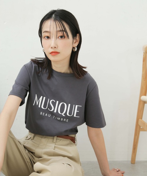 NANO universe（ナノユニバース）の「LB.04/ロゴプリントTシャツ（Tシャツ/カットソー・レディース・その他1/その他2/その他3/その他4/その他5/その他6/その他7/その他8・FREE）」の6枚目の写真