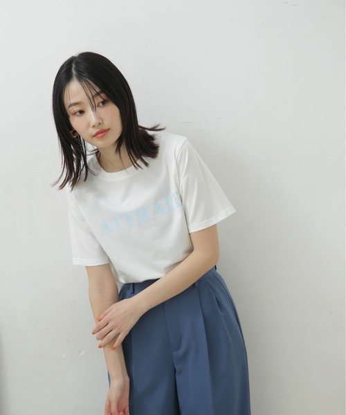 NANO universe（ナノユニバース）の「LB.04/ロゴプリントTシャツ（Tシャツ/カットソー・レディース・その他1/その他2/その他3/その他4/その他5/その他6/その他7/その他8・FREE）」の9枚目の写真