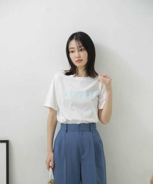 NANO universe（ナノユニバース）の「LB.04/ロゴプリントTシャツ（Tシャツ/カットソー・レディース・その他1/その他2/その他3/その他4/その他5/その他6/その他7/その他8・FREE）」の12枚目の写真