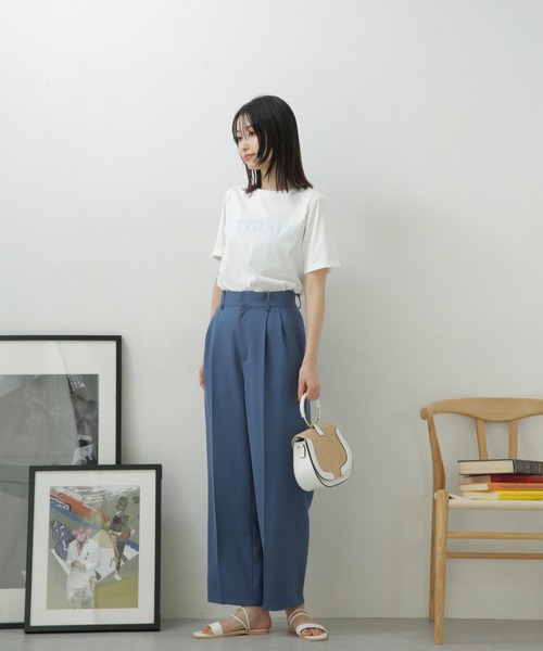 NANO universe（ナノユニバース）の「LB.04/ロゴプリントTシャツ（Tシャツ/カットソー・レディース・その他1/その他2/その他3/その他4/その他5/その他6/その他7/その他8・FREE）」の14枚目の写真