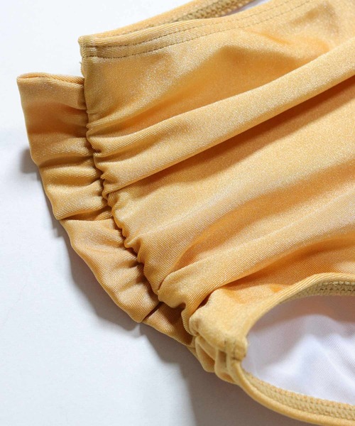 OSYAREVO（オシャレボ）の「キッズ フラワー柄 ロングスリーブ フリル 水着 セットアップ（水着・キッズ・ネイビー・90/100/110/120/130）」の21枚目の写真