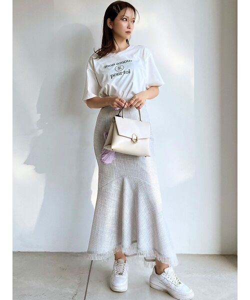 RESEXXY（リゼクシー）の「ツイードマーメイドスカート（スカート・レディース・ブラック/ブルー/ベージュ・FREE）」の20枚目の写真