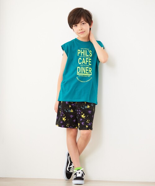 SHOO・LA・RUE(シューラルー)の「◆【110-140cm/吸水速乾】アソート裏毛ハーフパンツ(その他パンツ・キッズ・ブルー/ブラック系/アイボリー系1/パープル系4/ブラック系3/ネイビー系/黄緑系・14/13/11/12)」の21枚目の写真